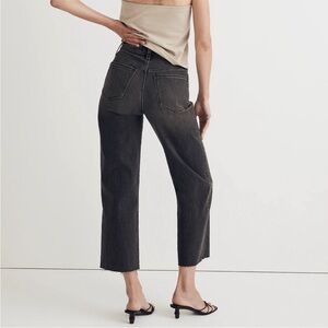 Madewell Perfect Vintage Wide-Leg Crop Jean in Benley Wash